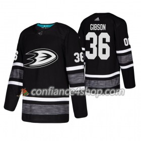 Adidas Maillot de Hockey Anaheim Ducks John Gibson 36 2019 All-Star Noir Authentic - Homme